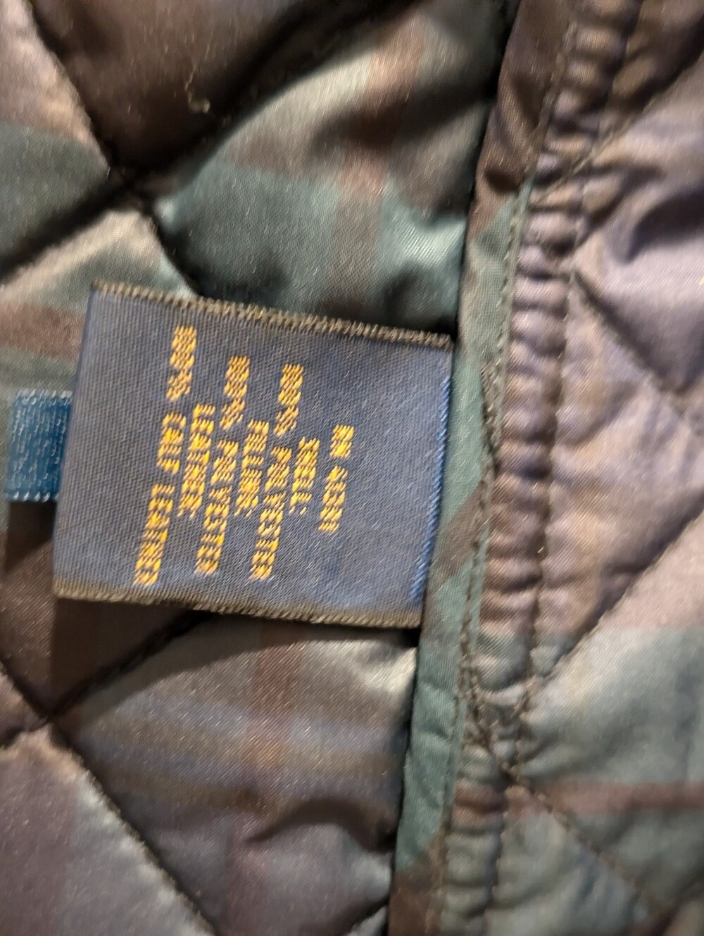 Polo Ralph Lauren Plaid Quilted Leather Trim Equestrian Jacket L - Picture 15 of 16